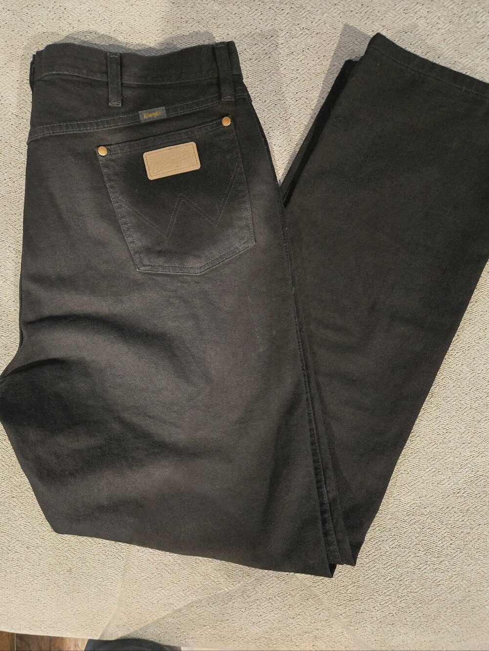 Wrangler Men's Black Cowboy Cut Jeans